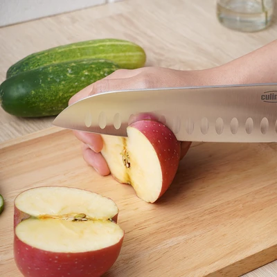 Gambar Culinart Pisau Santoku 17.8 cm - Hitam