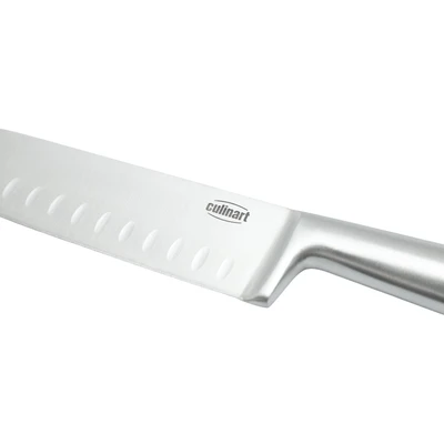 Gambar Culinart Pisau Santoku Hollow 7 Inch - Silver