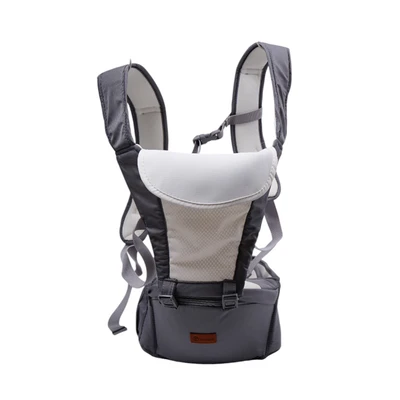 Gambar Kindla Huggy Baby Carrier 6 In 1 - Abu-Abu