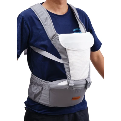 Gambar Kindla Huggy Baby Carrier 6 In 1 - Abu-Abu