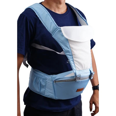 Gambar Kindla Huggy Baby Carrier 6 In 1 - Biru