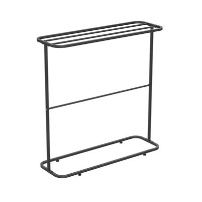 Gambar Stora Jemuran Handuk Rounded Rectangle - Hitam