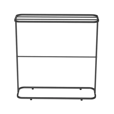 Gambar Stora Jemuran Handuk Rounded Rectangle - Hitam