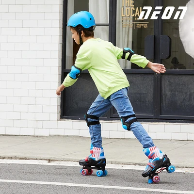 Gambar Neon Ukuran 34-37 Sepatu Roda Combo - Biru/merah/putih