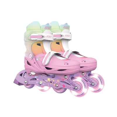 Gambar Neon Ukuran 30-33 Sepatu Roda Combo Rainbow