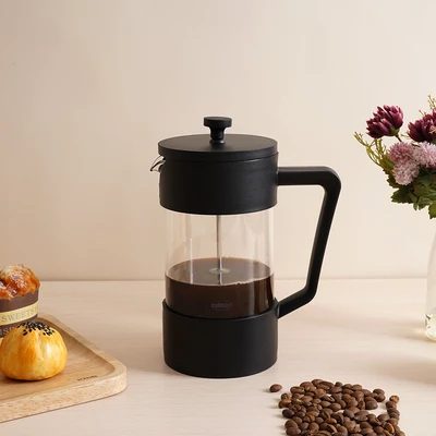 Gambar Culinart Teko Kopi French Press Borosilicate 1 Liter - Hitam