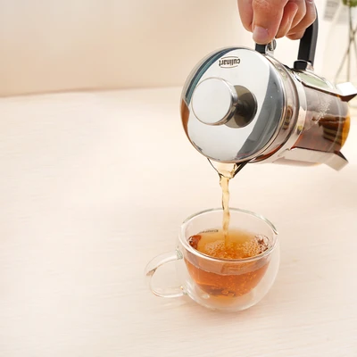 Gambar Culinart Boro Teko Kaca Borosilikat French Press 350 ml - Silver