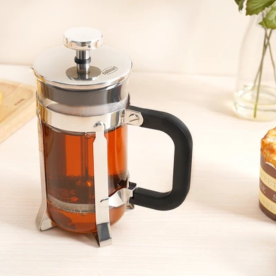 Gambar Culinart Boro Teko Kaca Borosilikat French Press 350 ml - Silver