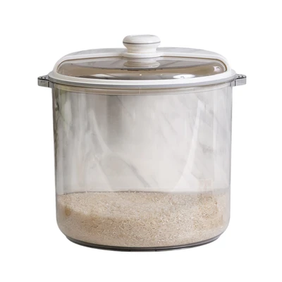 Gambar Picas Tempat Beras Plastik Spin 12.5 Liter Transparan