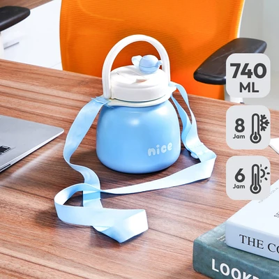 Gambar Appetite Shem Botol Vacuum Flask Stainless Steel 740 ml - Biru