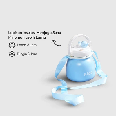 Gambar Appetite Shem Botol Vacuum Flask Stainless Steel 740 ml - Biru