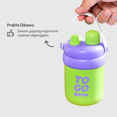 Gambar Appetite Seth Botol Vacuum Flask Stainless Steel 450 ml - Hijau