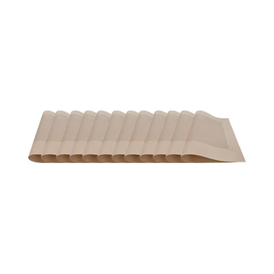 Gambar Forhom Tatakan Piring PVC Minimalis 30x45 cm Set 4 pcs - Krem