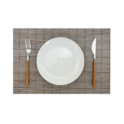 Gambar Forhom Tatakan Piring PVC 30x45 cm Set 4 pcs - Cokelat Tua Lux