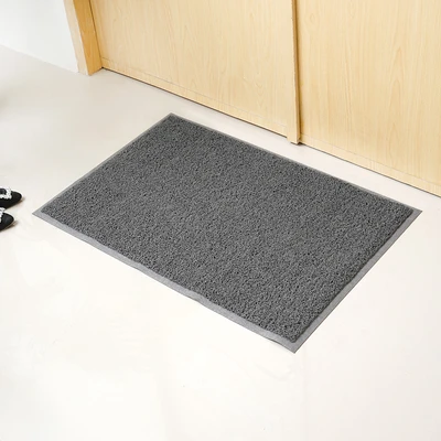 Gambar Forhom Keset Pintu PVC Solid 40x60 cm - Abu-abu Tua