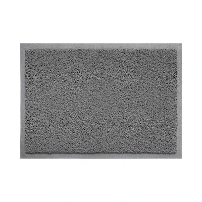 Gambar Forhom Keset Pintu PVC Solid 50x70 cm - Abu-abu Tua