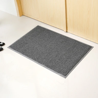 Gambar Forhom Keset Pintu PVC Solid 50x70 cm - Abu-abu Tua