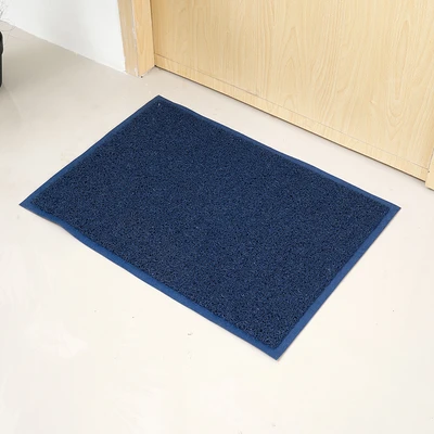 Gambar Forhom Keset Pintu PVC Solid 60x90 cm - Biru Navy