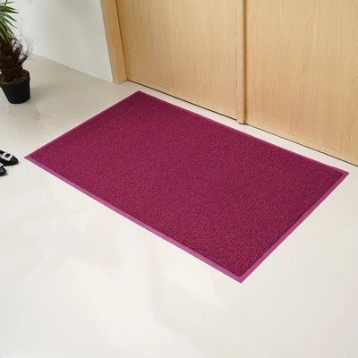 Gambar Forhom Keset Pintu PVC Solid 80x130 cm - Merah Maroon
