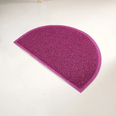 Gambar Forhom Keset Pintu PVC Halfmoon 40x60 cm - Merah Maroon