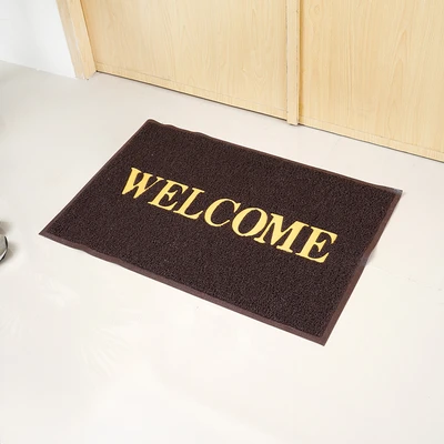 Gambar Forhom Keset Pintu PVC Welcome 40x60 cm - Cokelat