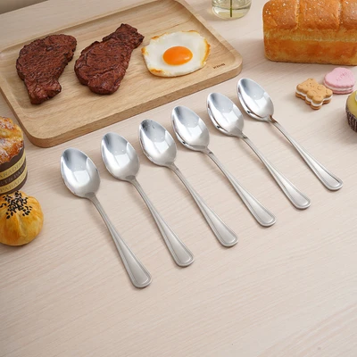 Gambar Culinart Sendok Makan Set 6 pcs 1021 - Silver