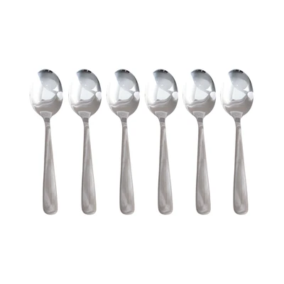 Gambar Culinart Sendok Teh Set 6 pcs 1022 - Silver