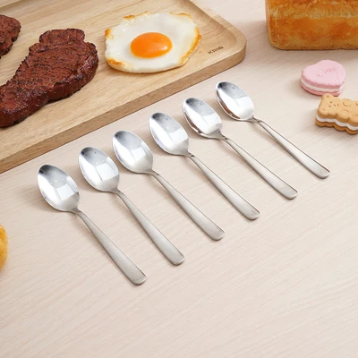 Gambar Culinart Sendok Teh Set 6 pcs 1022 - Silver