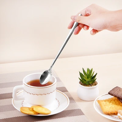 Gambar Culinart Sendok Teh Panjang Set 6 pcs 1022 - Silver
