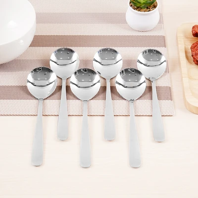 Gambar Culinart Sendok Sup Set 6 pcs 1022 - Silver