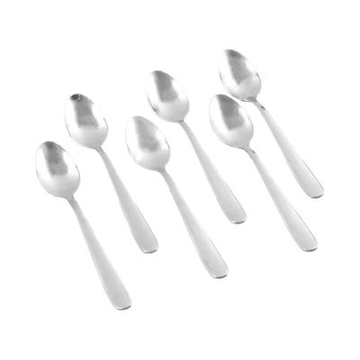 Gambar Culinart Sendok Kopi Stainless Stee 430 Set 6 pcs - Silver