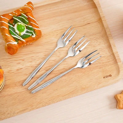 Gambar Culinart Garpu Kue Set 3 pcs - Silver