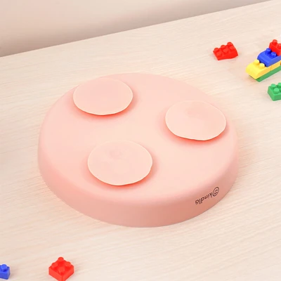 Gambar Kindla Abercio Piring Makan Anak Dengan Suction - Pink