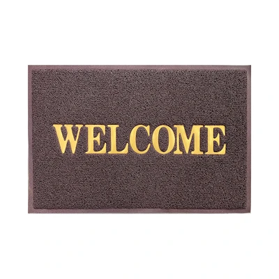 Gambar Forhom Keset Pintu PVC Welcome 50x70 cm - Cokelat