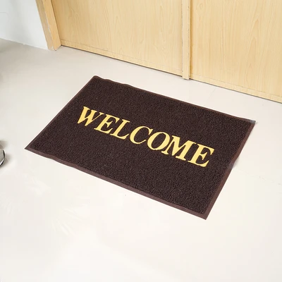 Gambar Forhom Keset Pintu PVC Welcome 60x90 cm - Cokelat