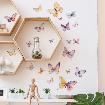 Gambar Forhom Stiker Dinding Butterflies 40x60 cm