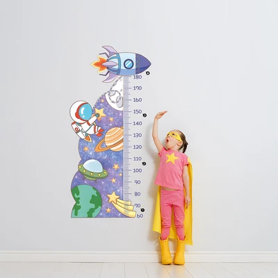 Gambar Forhom Stiker Dinding Astronaut Chart 70x148 cm