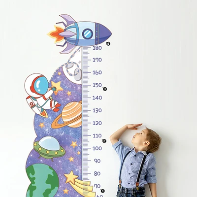 Gambar Forhom Stiker Dinding Astronaut Chart 70x148 cm