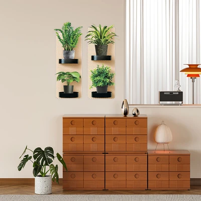 Gambar Forhom Stiker Dinding Vertical Plant Pot 58x78 cm - Hijau