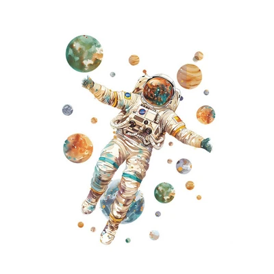 Gambar Forhom Stiker Dinding Big Astronaut