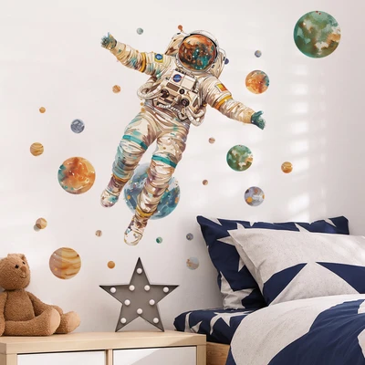 Gambar Forhom Stiker Dinding Big Astronaut