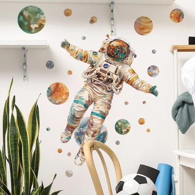Gambar Forhom Stiker Dinding Big Astronaut
