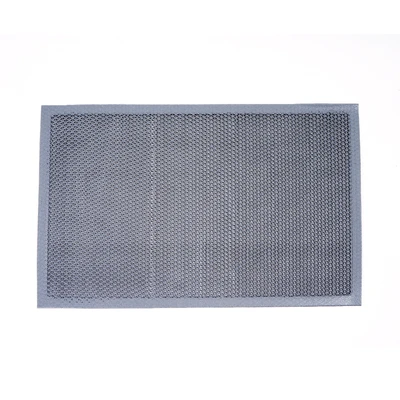 Gambar Krisbow Keset Pintu PVC Wary Grid 40x60 cm - Abu-abu