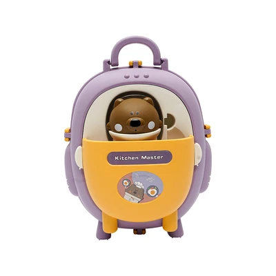 Gambar Pretty Missy Playset Playhouse Kitchen Bear - Ungu