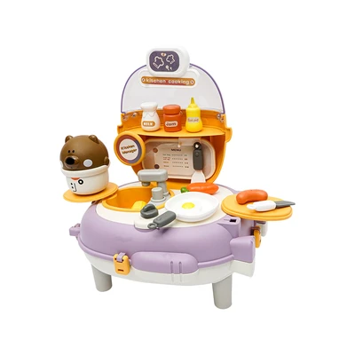 Gambar Pretty Missy Playset Playhouse Kitchen Bear - Ungu