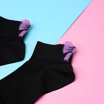 Gambar Ataru Kaos Kaki Wanita Ankle Back Ribbon Random