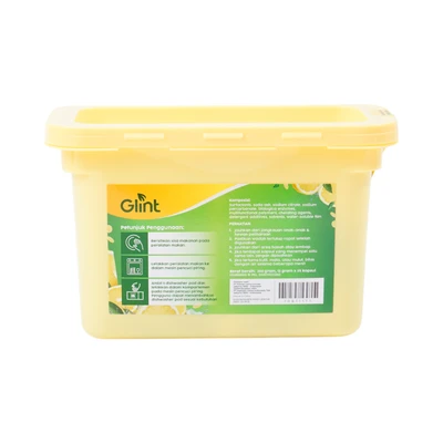 Gambar Glint Lemon Zest Sabun Kapsul Mesin Cuci Piring Set 25 Pcs - Kuning