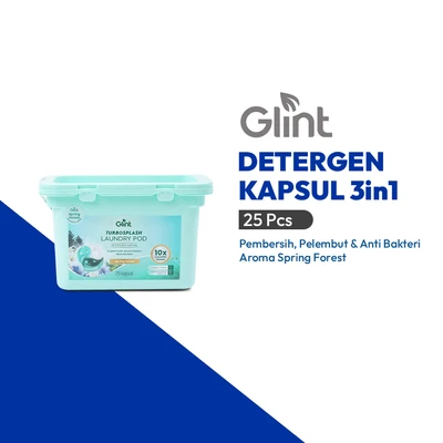 Gambar Glint Spring Forest Detergen Kapsul Set 25 pcs - Biru
