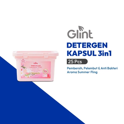Gambar Glint Summer Fling Detergen Kapsul Set 25 pcs - Pink