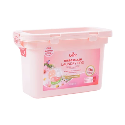 Gambar Glint Summer Fling Detergen Kapsul Set 25 pcs - Pink